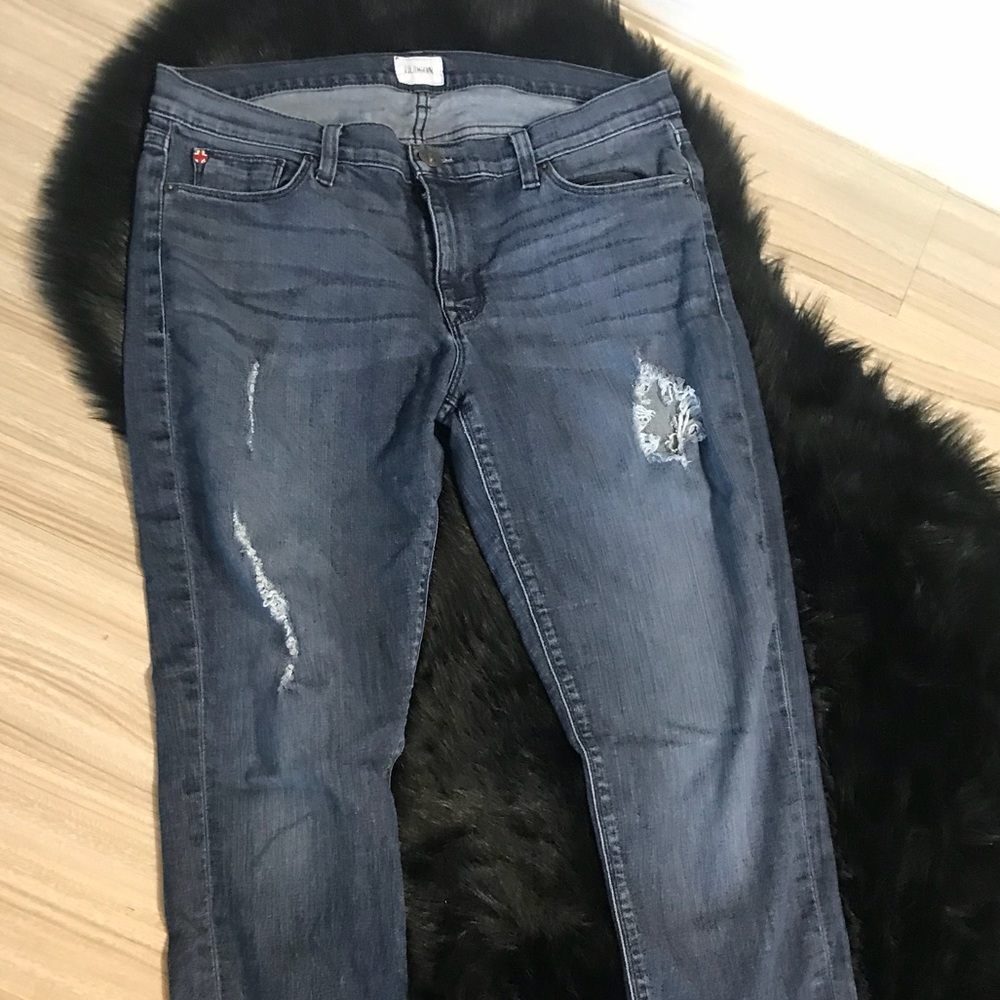 Distressed Krista Super Skinny Hudson Jeans